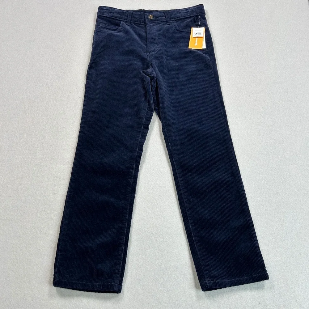 Gymboree Boys Corduroy Pants Navy‎ Blue Size 8 Tidal Stretch Cotton 3043082 NWT